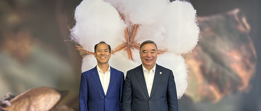 中上协会长宋志平到访龙8头号玩家，，，，，，，全棉时代以“一朵棉花”构建焦点竞争力